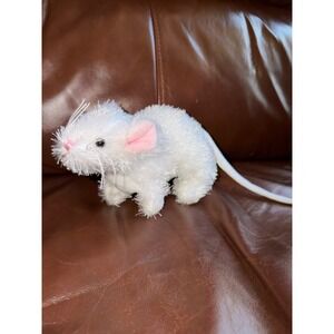 No code Ganz Lil Kinz White Mouse Plush Stuffed Animal Toy